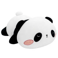 PLÜSCHKISSEN Panda 35 cm - Multicolor, Textil (12.7/20.3cm)