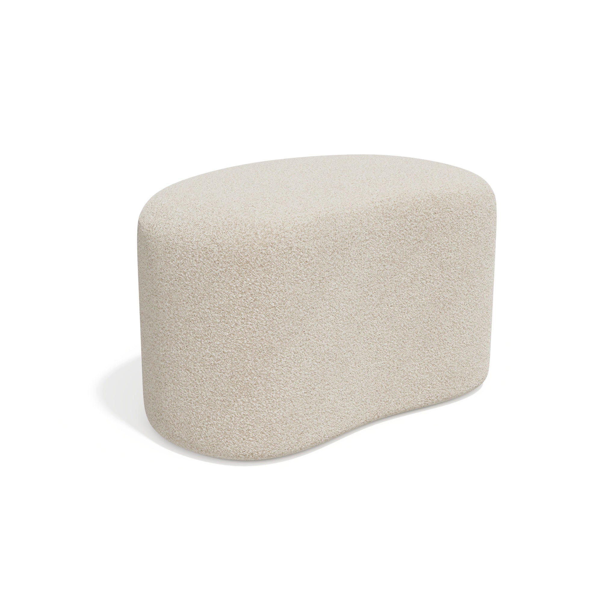 Sia Home Sitzhocker Creme 60x38x38 cm