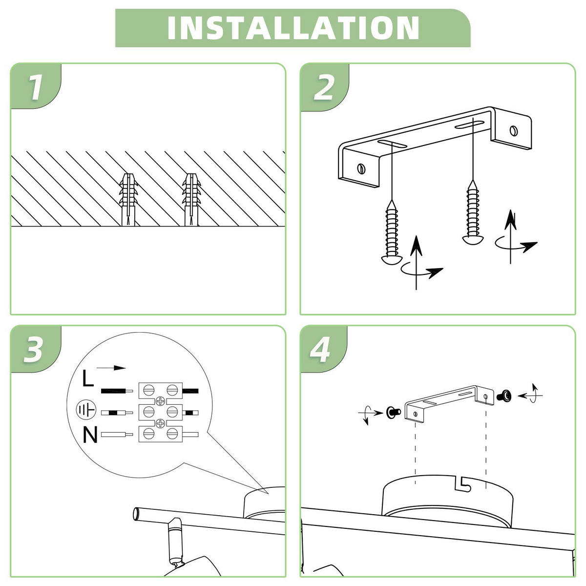 LED-DECKENLEUCHTE Leggitt 60/15.5/80cm - Dunkelgrau, Metall (60/15.5/80cm) - Nettlife