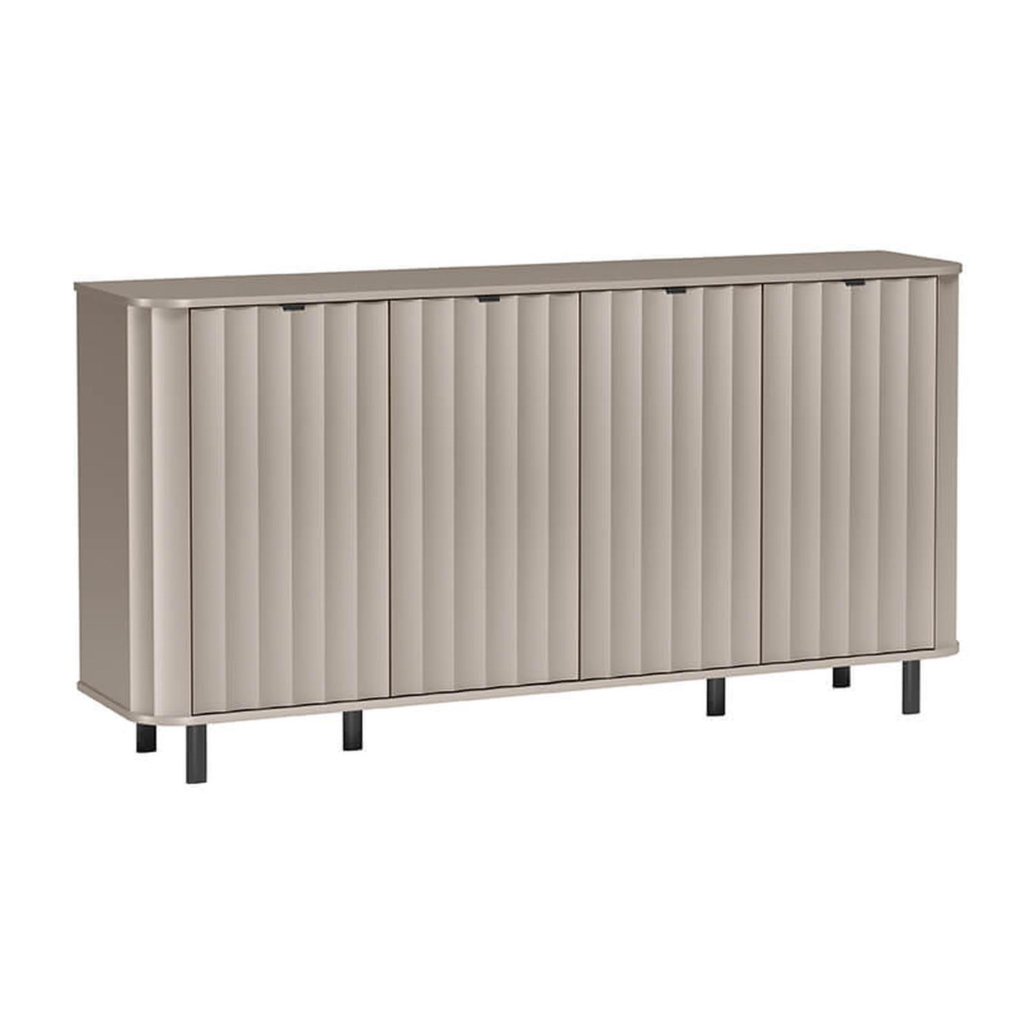 KOMMODE Novado NO-2 176,5 x 91 x 40,5 cm Greige - Greige, Holzwerkstoff/Metall (176.5/91/40.5cm) - Koseto