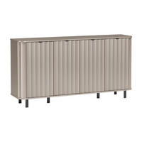 KOMMODE Novado NO-2 176,5 x 91 x 40,5 cm Greige - Greige, Holzwerkstoff/Metall (176.5/91/40.5cm) - Koseto