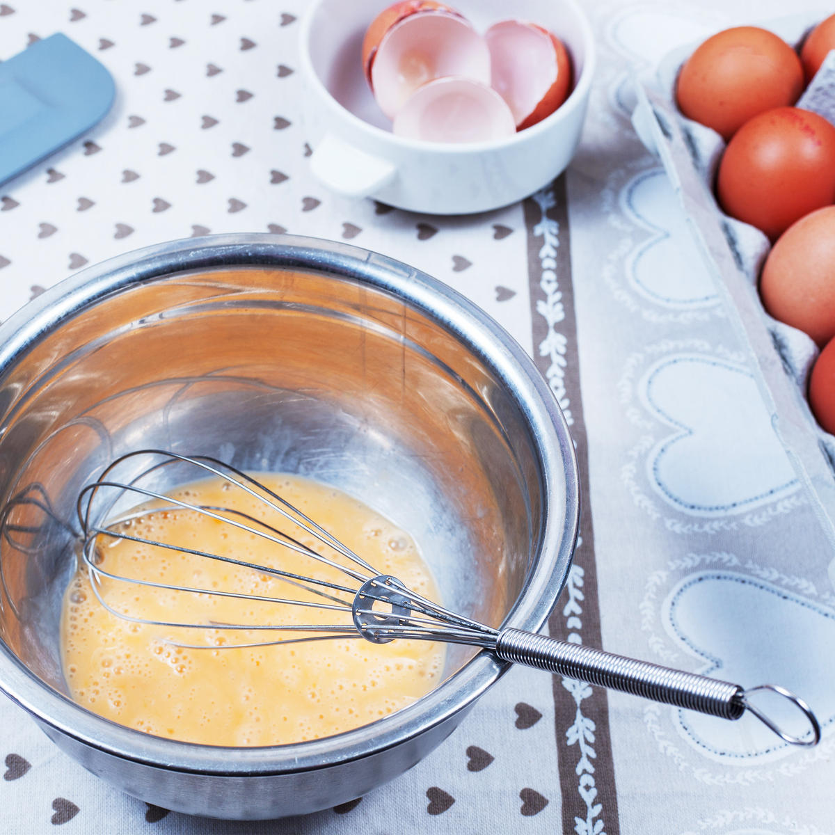 SÚPRAVA miešacích misiek - strieborná, kov - Relaxdays