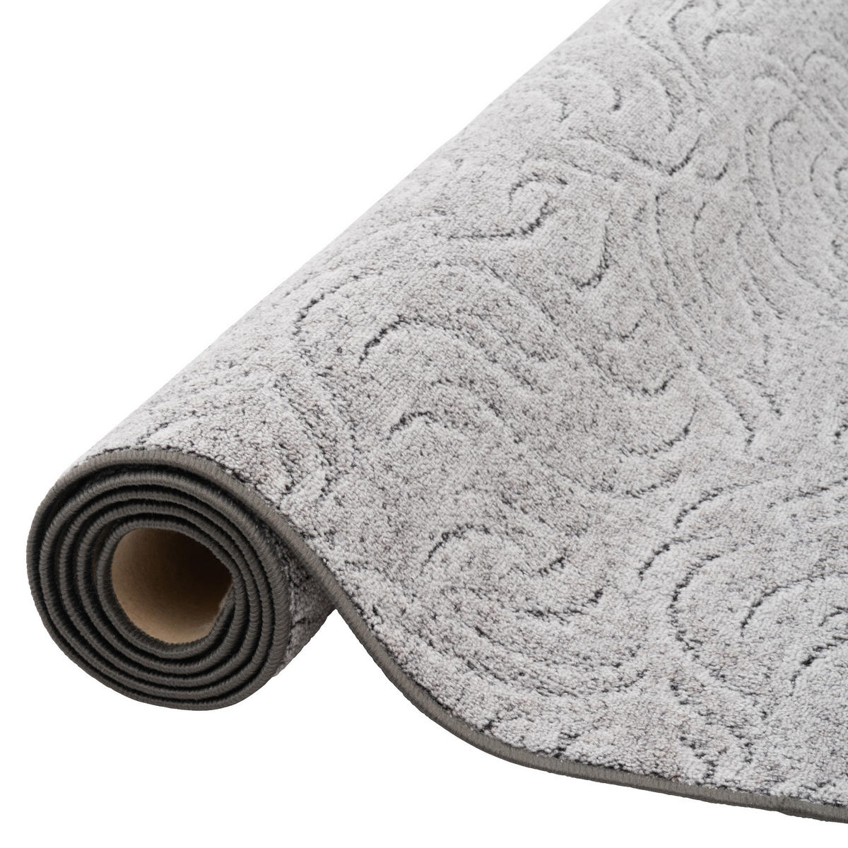 KONTURENSCHNITT HOCHFLOR LANGFLOR TEPPICH FRIEDA - Grau, Textil (200/250cm) - Snapstyle