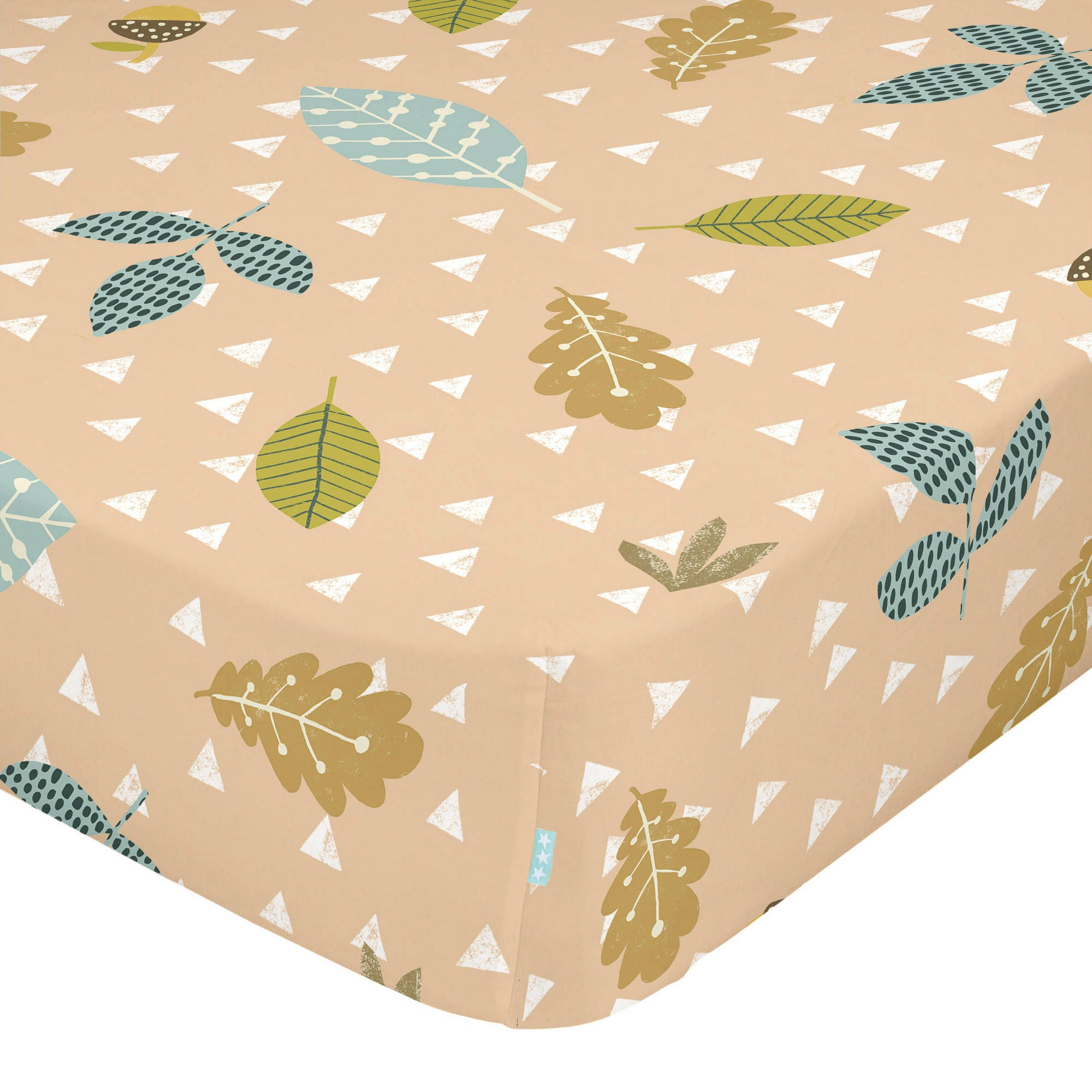 SPANNBETTTUCH harvestwood 105x200x32 cm mehrfarbig - Multicolor, Textil (105/200cm) - Happy Friday