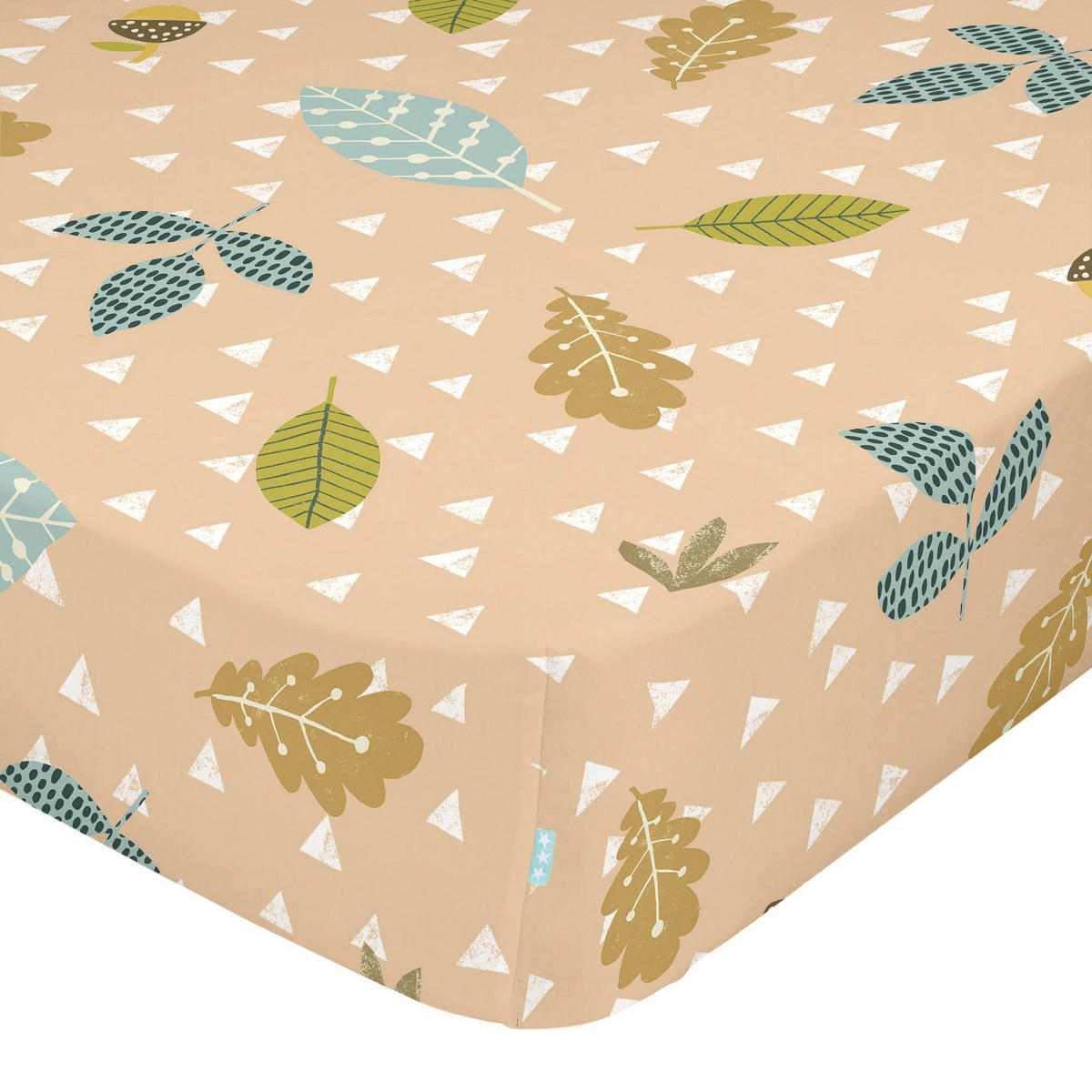 SPANNBETTTUCH harvestwood 105x200x32 cm mehrfarbig - Multicolor, Textil (105/200cm) - Happy Friday