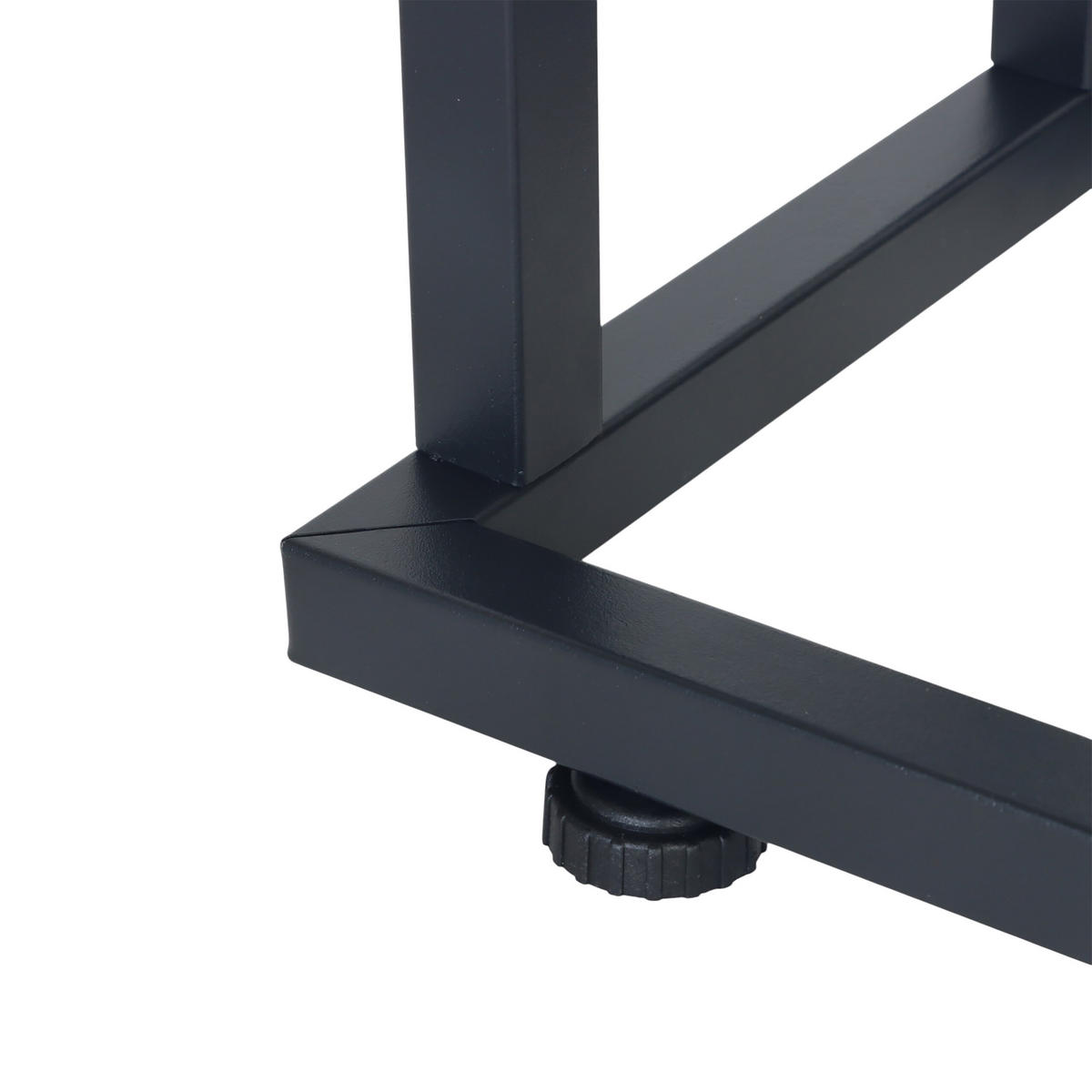 HANDTUCHSTÄNDER - Schwarz, Metall (41/77/21cm) - Relaxdays