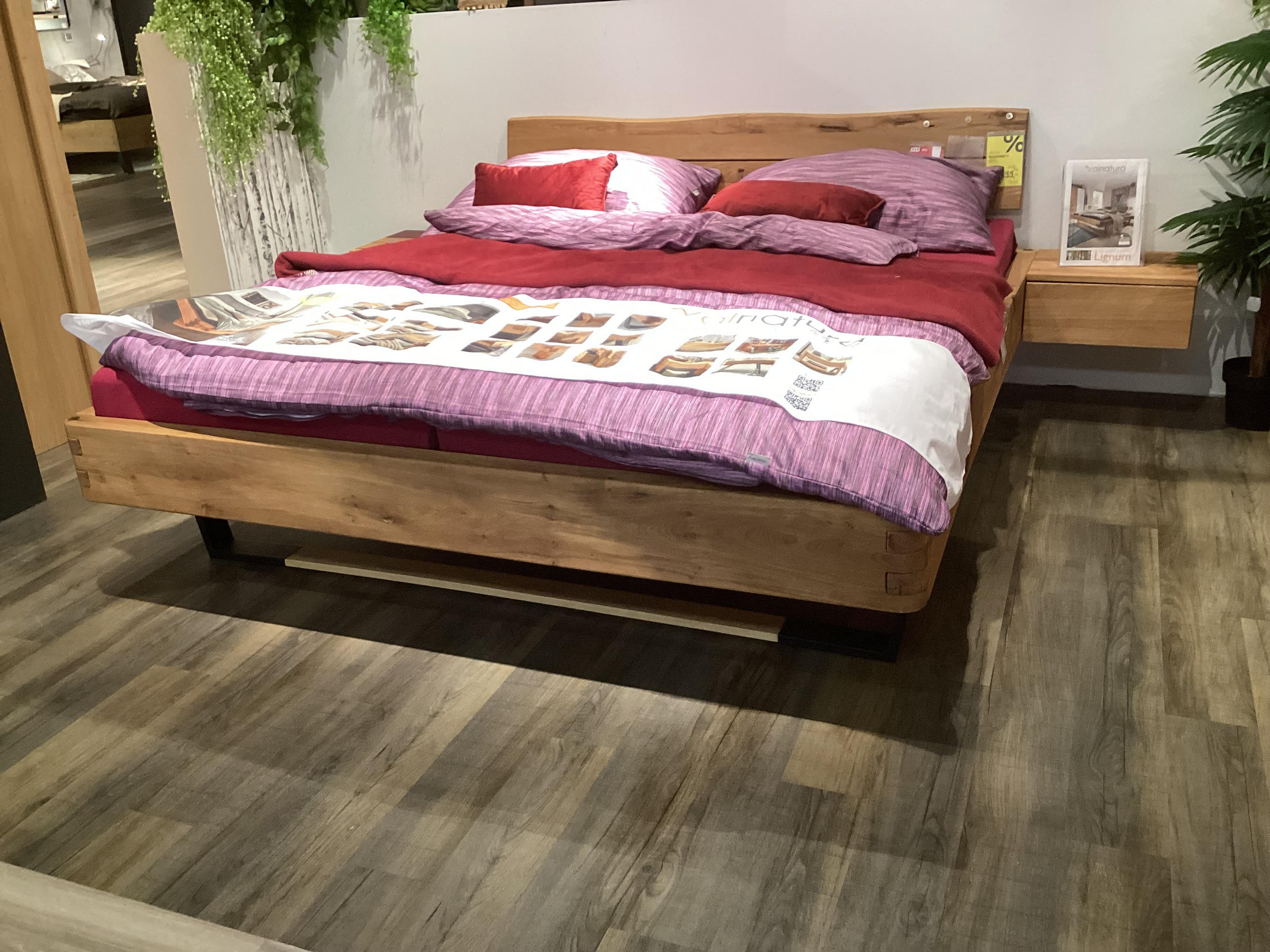 Balkenbett Lignum - Valnatura