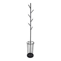 KLEIDERABLAGE Ben Schwarz - Schwarz, Metall (27/177/27cm) - LOFT42