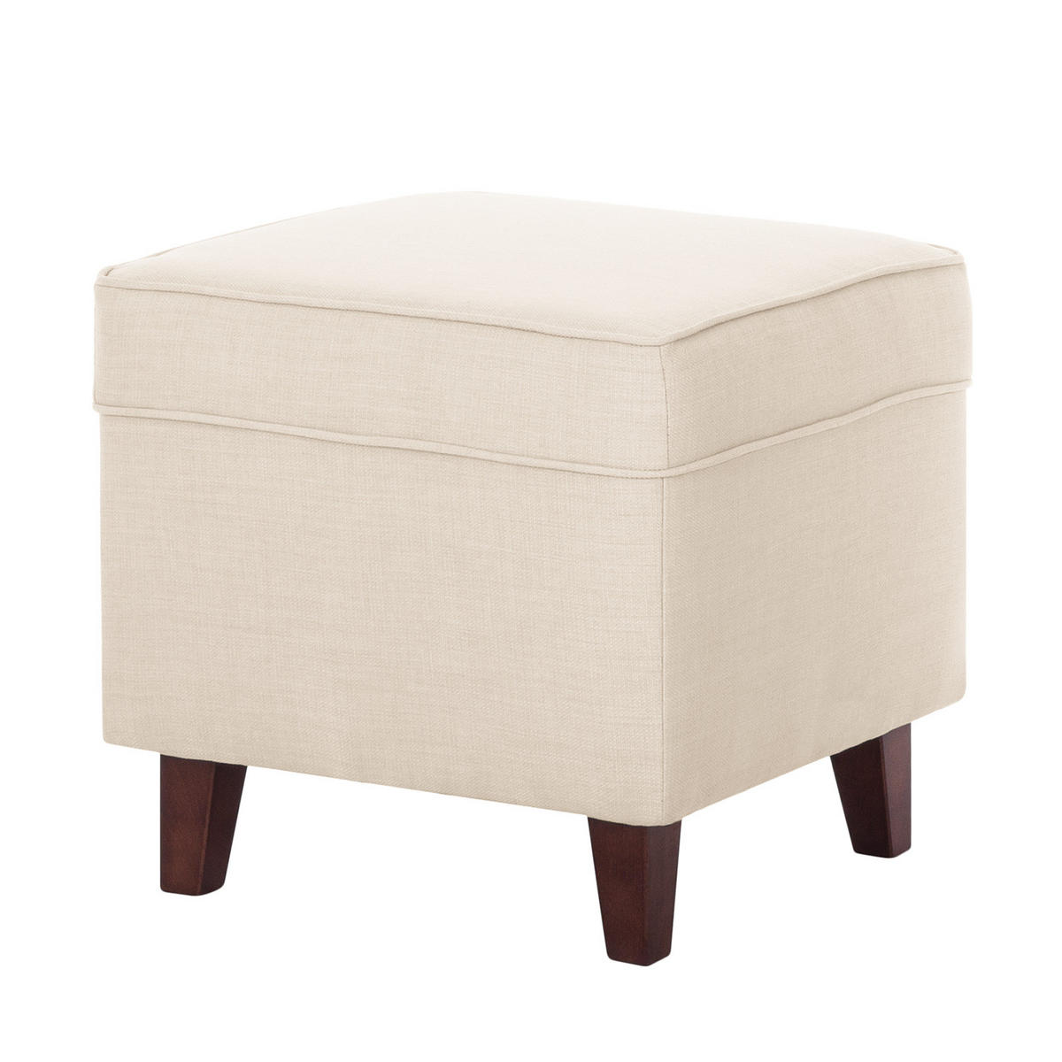 OHRENSESSEL - Dunkelbraun/Beige, Holz/Birkenholz (78/95/78cm) - home24