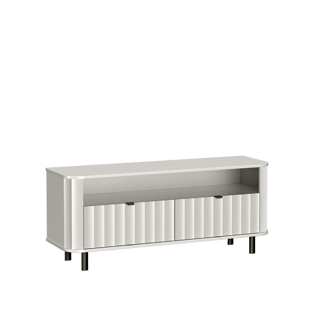 LOWBOARD MODERNO 137/57/40,5 cm, Weiß - Weiß, Holzwerkstoff (137/57/40.5cm) - MASSENO