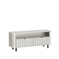 LOWBOARD MODERNO 137/57/40,5 cm, Weiß - Weiß, Holzwerkstoff (137/57/40.5cm) - MASSENO