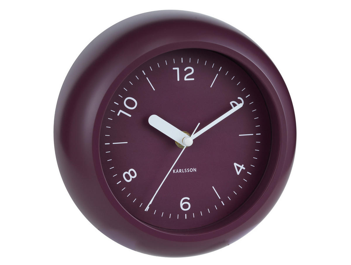 WANDUHR Slope Ø20 cm - Pflaume, Kunststoff (20/6.7/20cm) - Karlsson