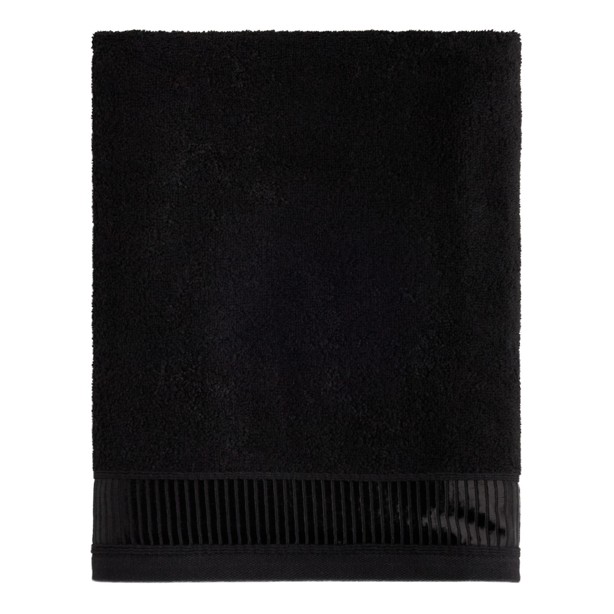 BADETUCH Alicanty - Schwarz, Textil (70/130cm) - home&you