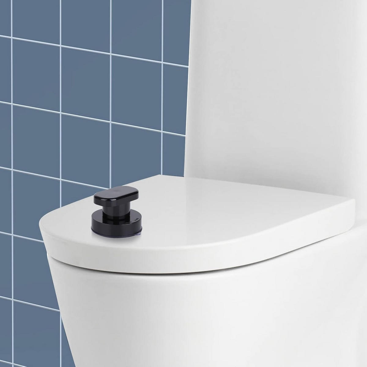 MÖBELGRIFF 2er-Set Saugnapf - Schwarz, Kunststoff (6.2/5/6.2cm)