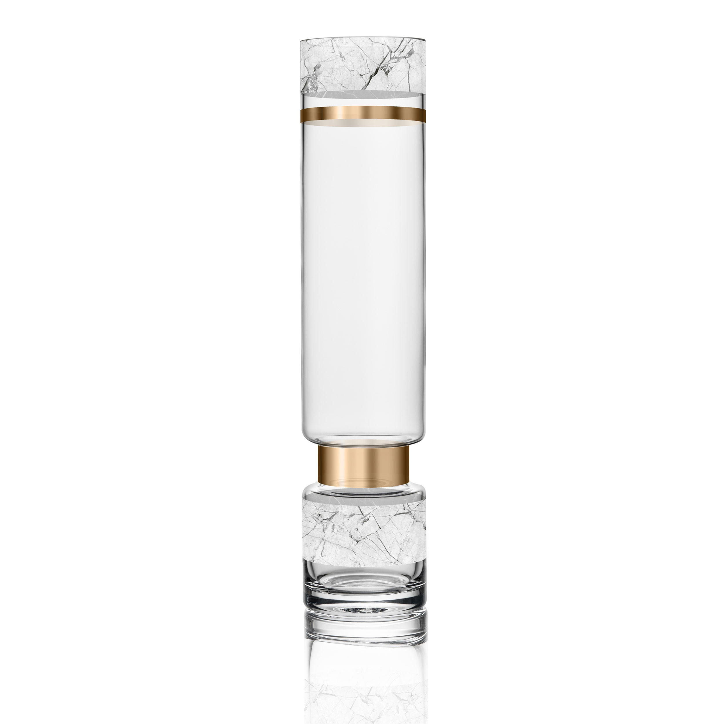VASE Mar.go, Glas, Bunt, 45 cm - Multicolor, Glas (45cm) - Goebel