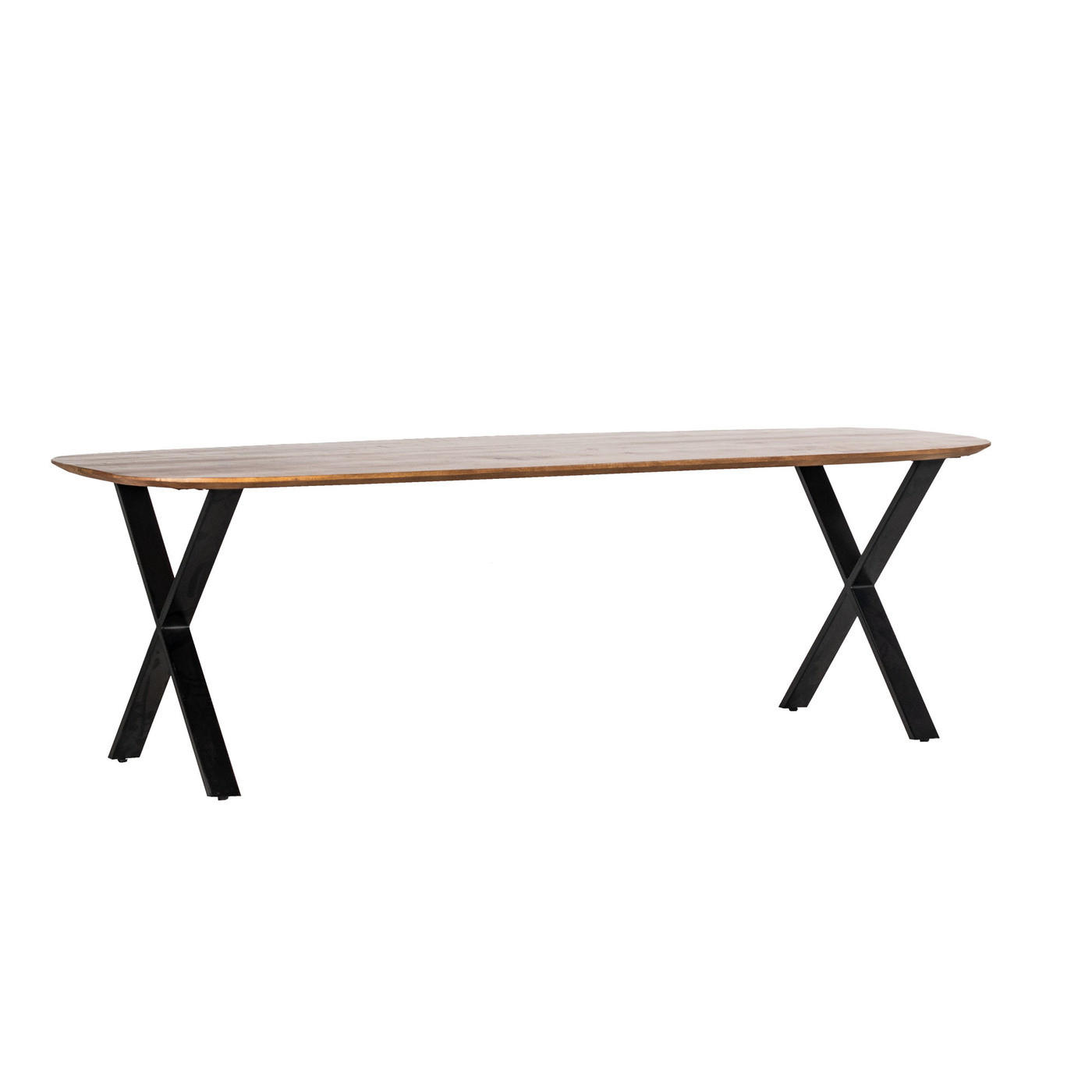 ESSTISCH oval aus Mangoholz 240cm, natürlich - Braun, Holz (240/100/76cm) - Giga Meubel