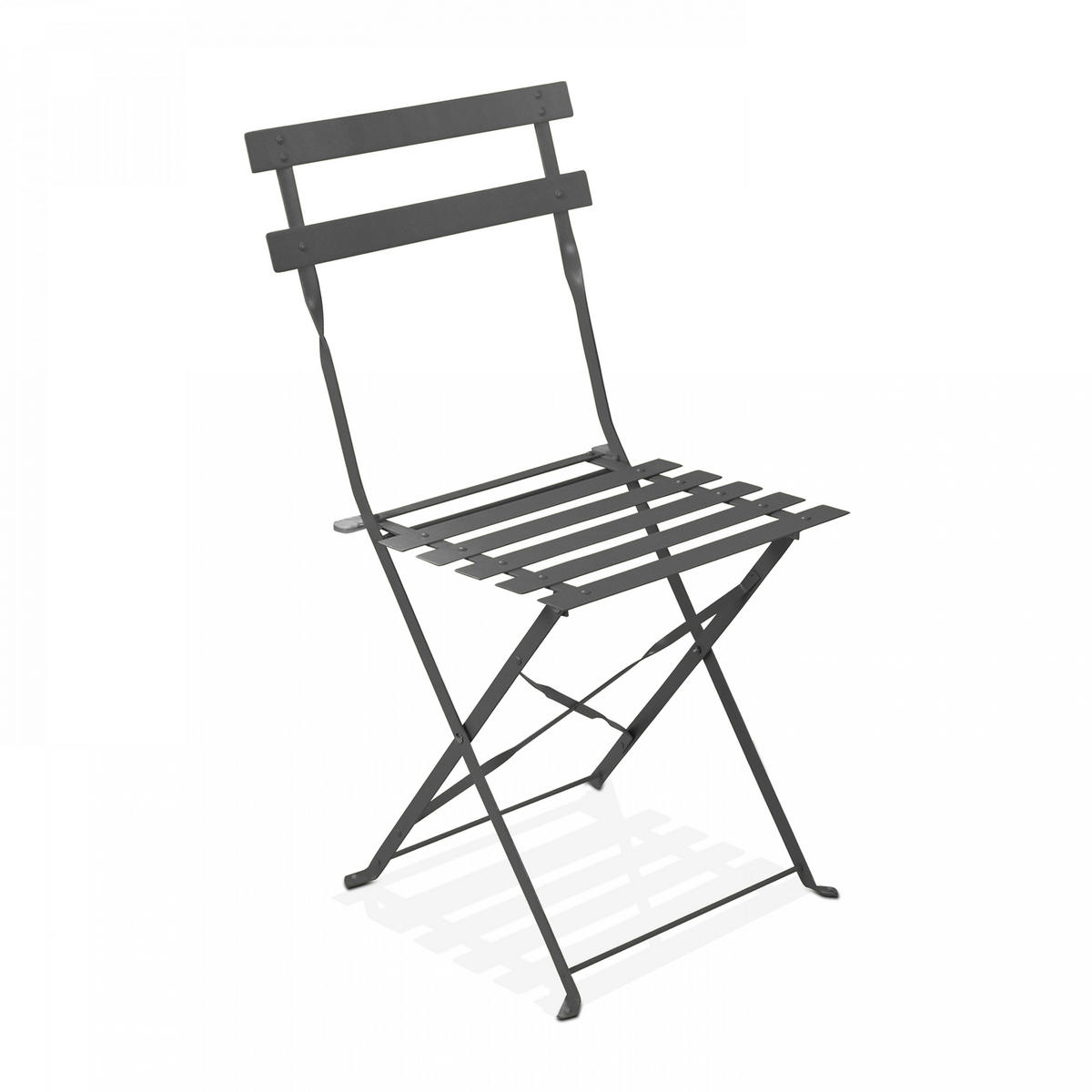 GARTENSET, Grau - Grau, Metall - Oviala