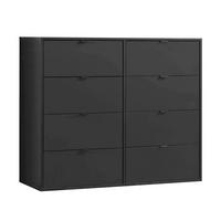 KOMMODE Die Stilvolle - Anthrazit, Holzwerkstoff (110/95/40cm) - Mokebo