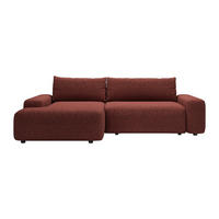 SCHLAFSOFA - 4 Personen - Stoff - Bordeaux - - Bordeaux, Textil (264/87/162cm) - Vente-Unique