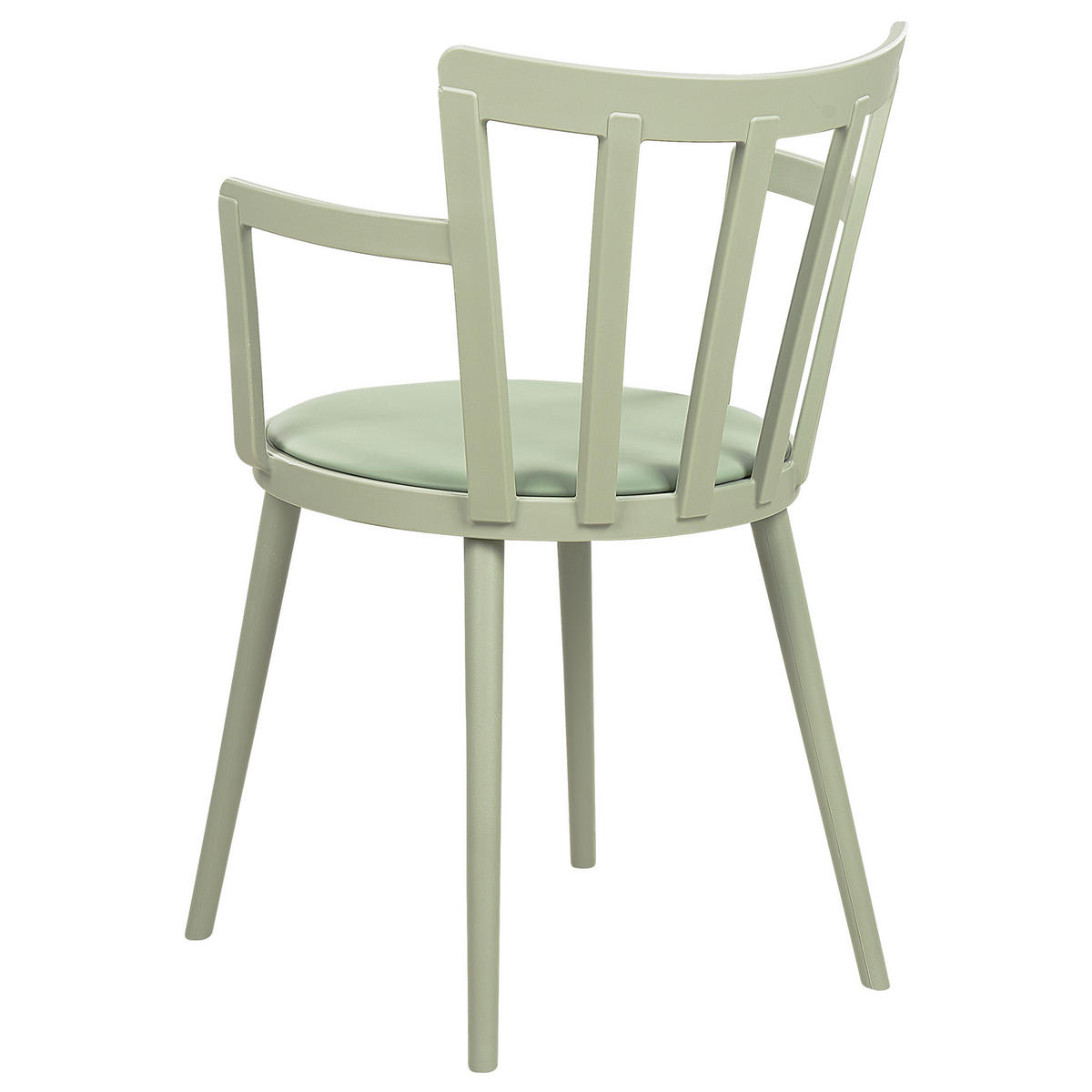 ESSZIMMERSTUHL 4er-Set Kunststoff Hellgrün Morill - Grün, Kunststoff (45/77/52cm) - Beliani