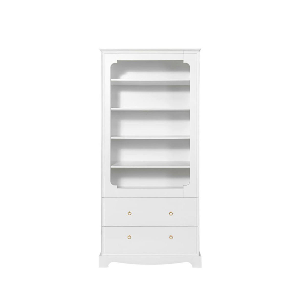 BÜCHERREGAL Royal Weiß - Weiß, Holzwerkstoff (90/195/43cm) - Petits-meubles