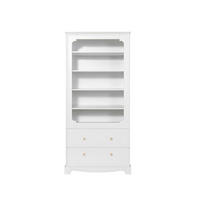 REGÁL NA KNIHY Royal Biela - biela, kompozitné drevo (90/195/43cm) - Petits-meubles