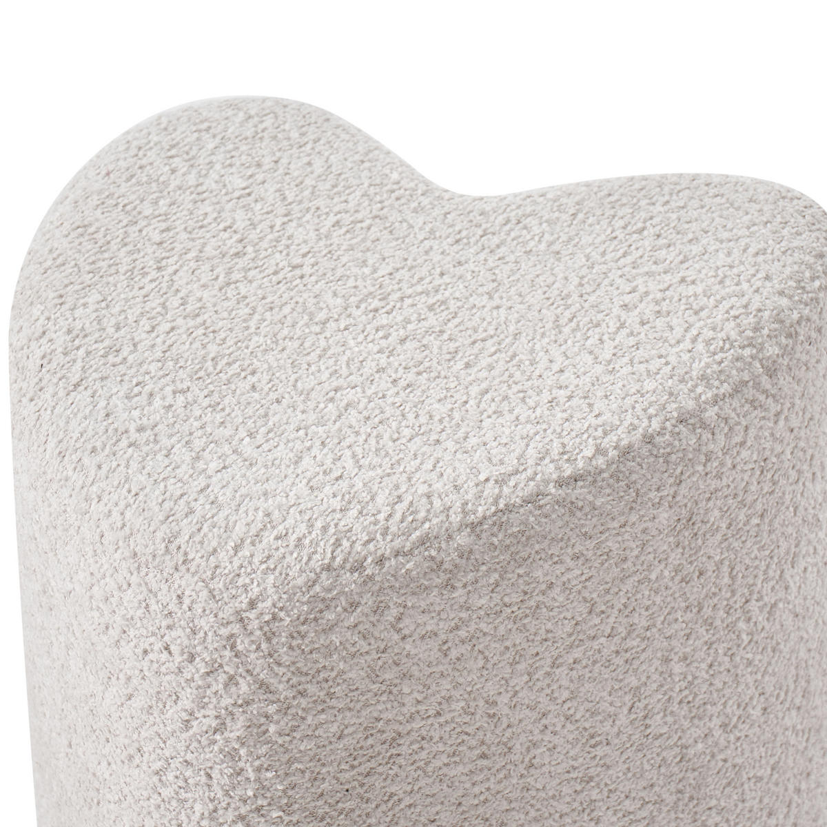 POUF Beige Scotia - Beige, Textil (40/44/33cm) - Beliani