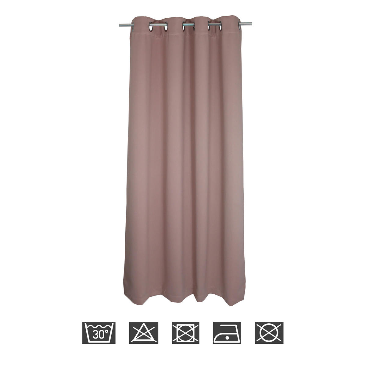 VERDUNKELUNGSVORHANG Ösen 140/145 cm Rosa - Rosa, Textil (140/145cm) - TiborTex