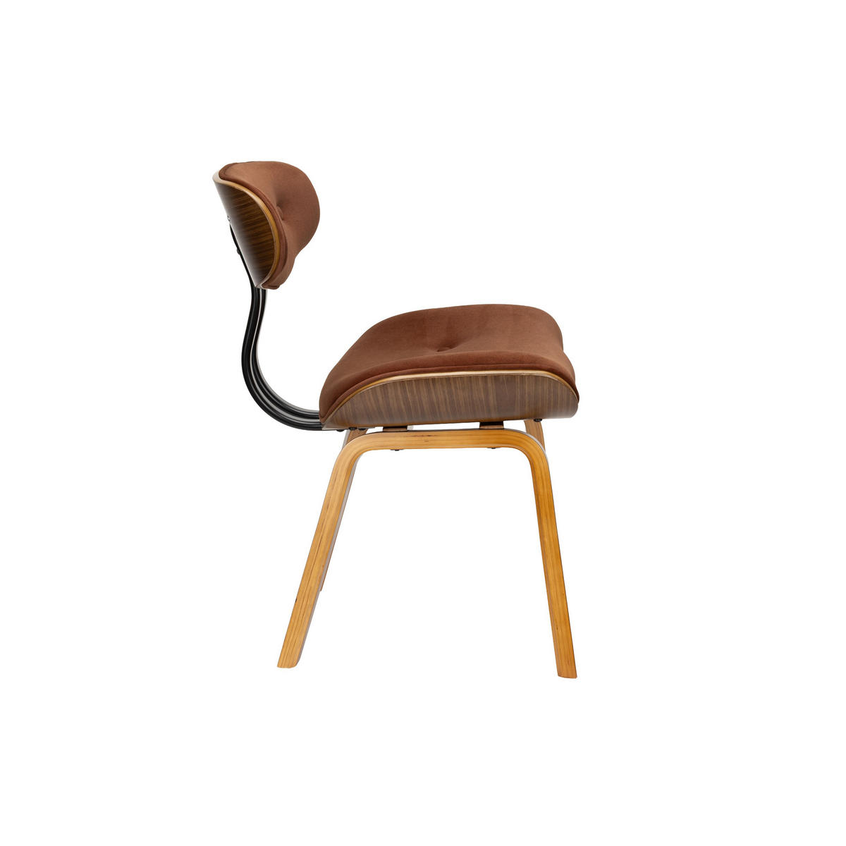 ESSZIMMERSTÜHLE Blackwood Walnussfarben/ Braun - Walnussfarben, Kunststoff (51/78/55.5cm) - Dutchbone