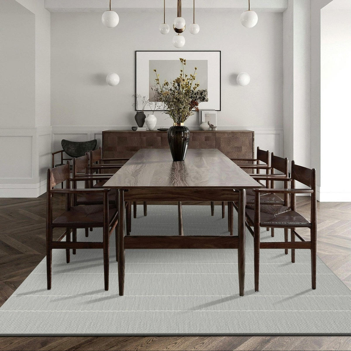 TEPPICH Design Innen- und Außenbereich grau - Grau, Textil (160/230cm) - AFK Living