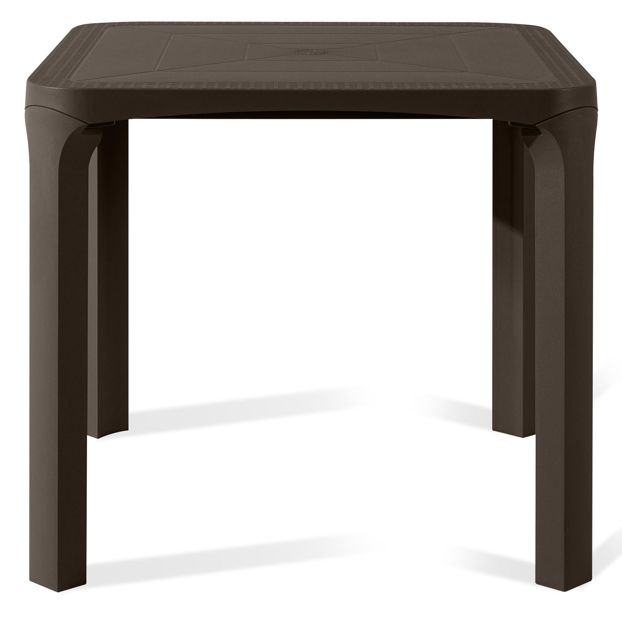 GARTENTISCH LEOPSI, Braun - Braun, Kunststoff (80/80/72cm) - KONSIMO®