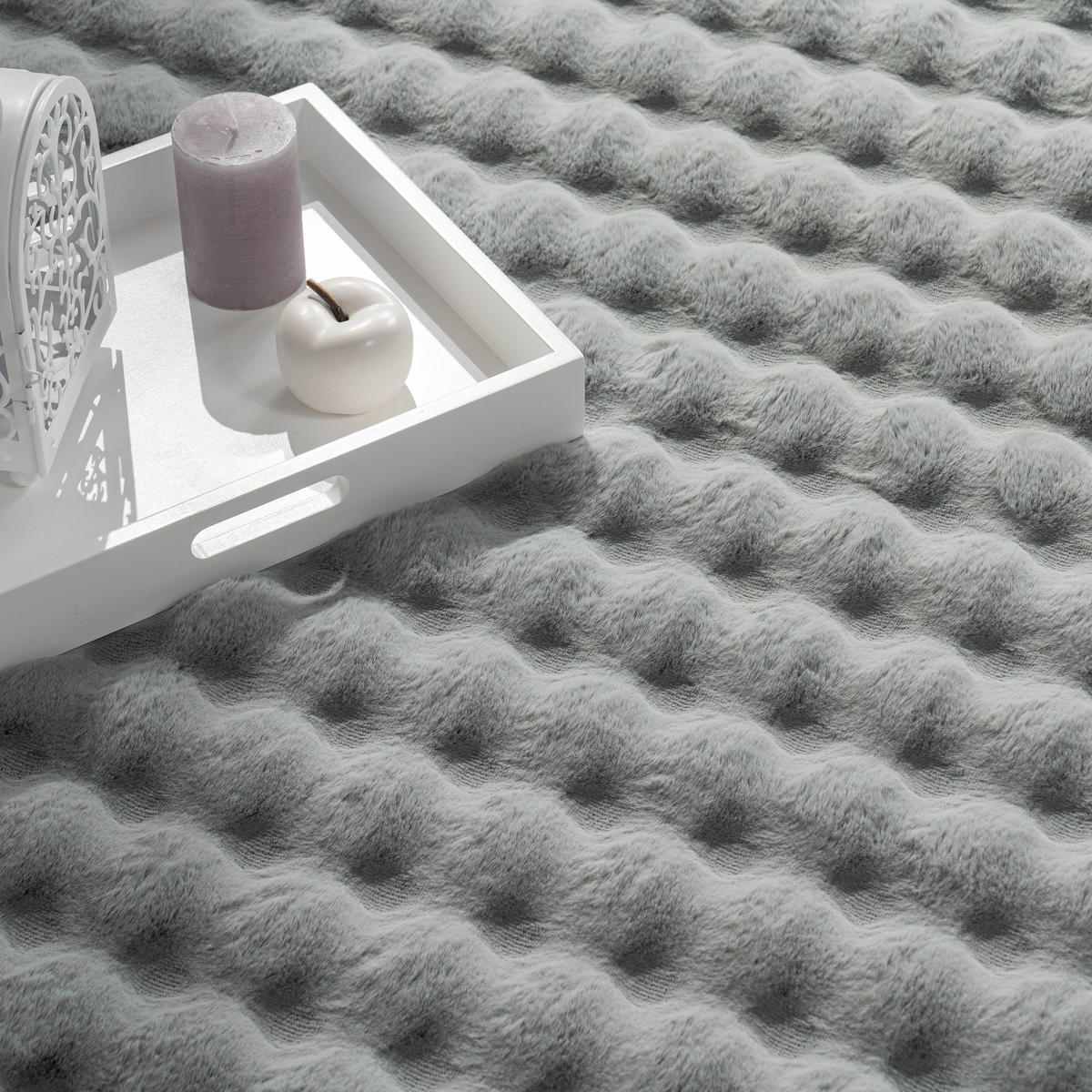 HOCHFLORTEPPICH 160/220 cm Arnheim 741 - Grau, Textil (160/220cm) - Paco Home