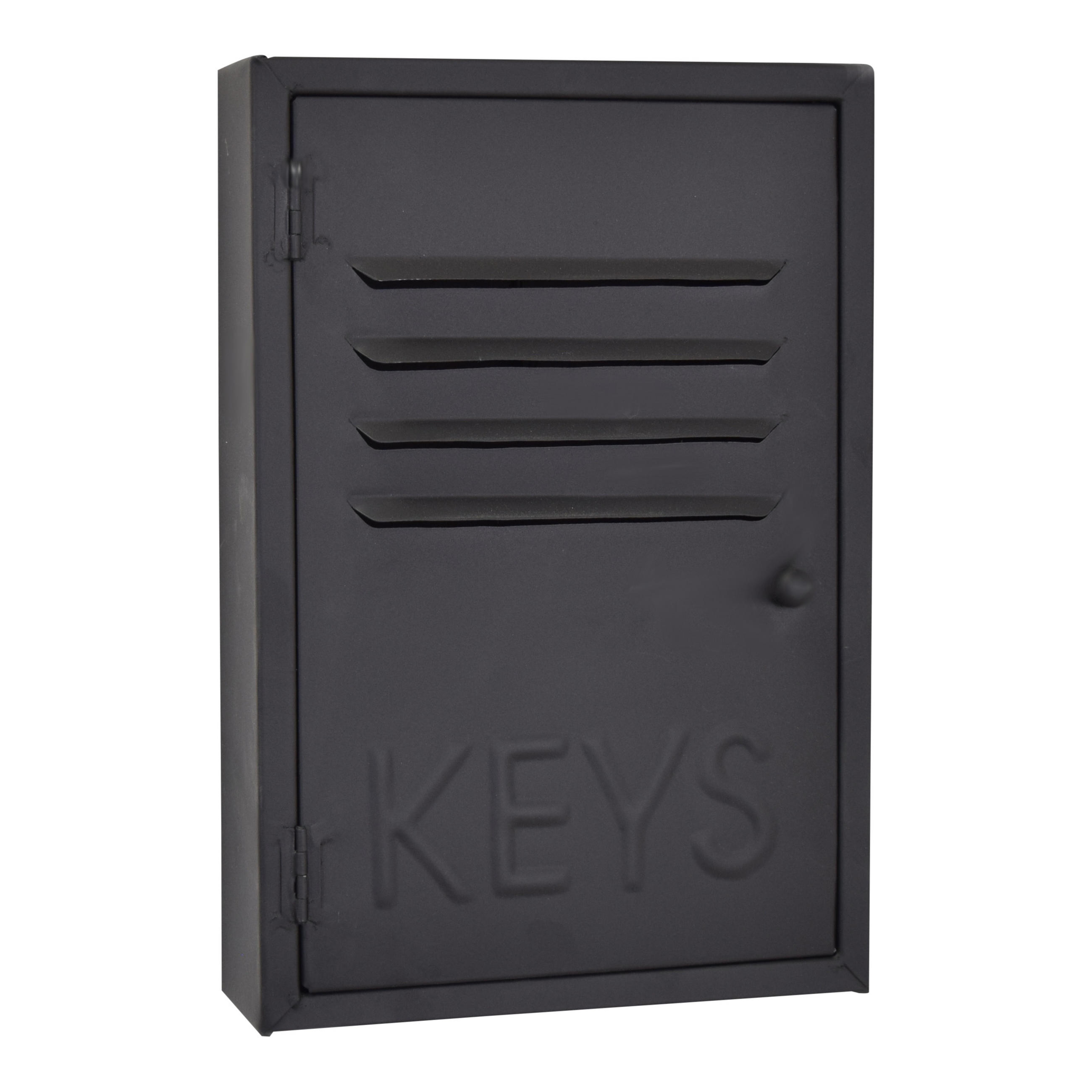 SCHLÜSSELKASTEN Hailey Schwarz - Schwarz, Metall (20/30/7cm) - LOFT42