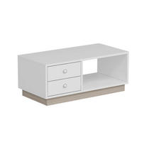 COUCHTISCH Moskovo Weiß 9673 - Beige/Weiß, Holzwerkstoff (45/90/37cm) - moebel17