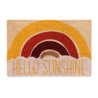 FUSSMATTE - Multicolor, Kunststoff/Textil (60/40cm) - Relaxdays