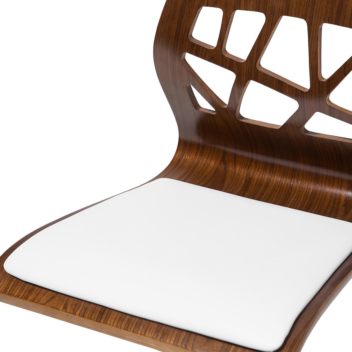 BARHOCKERN 2er-Set Braun Petersburg - Silberfarben/Braun, Kunststoff (42/112/42cm) - Beliani