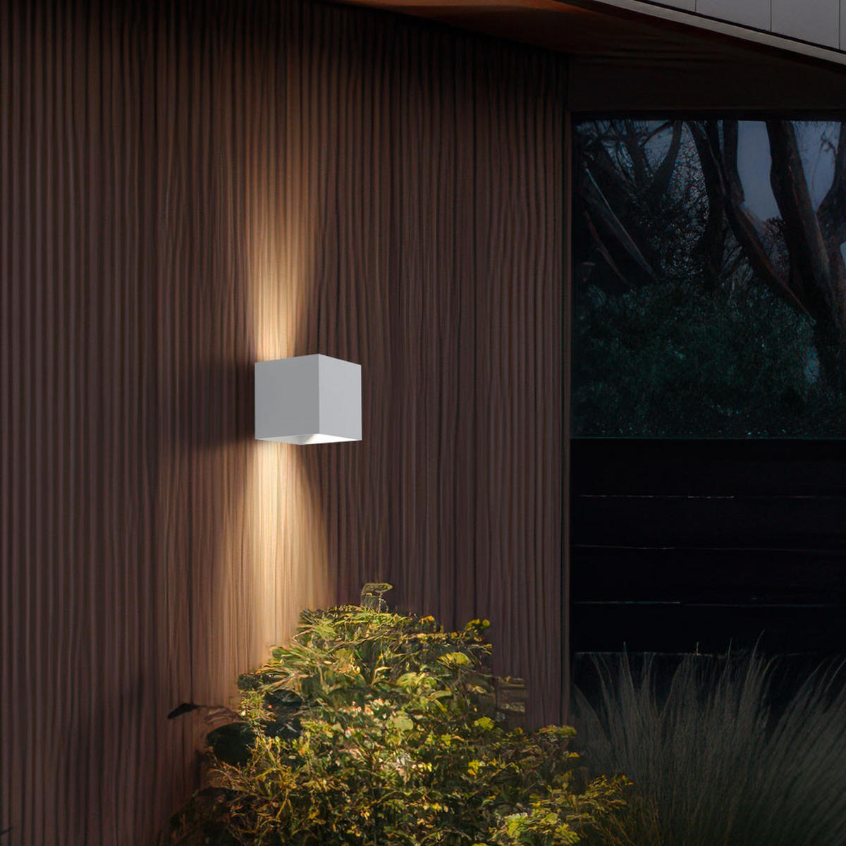 LED WANDLEUCHTE Veronika Aluminium Weiß - Weiß, Metall (10/10/10cm) - Globo Lighting