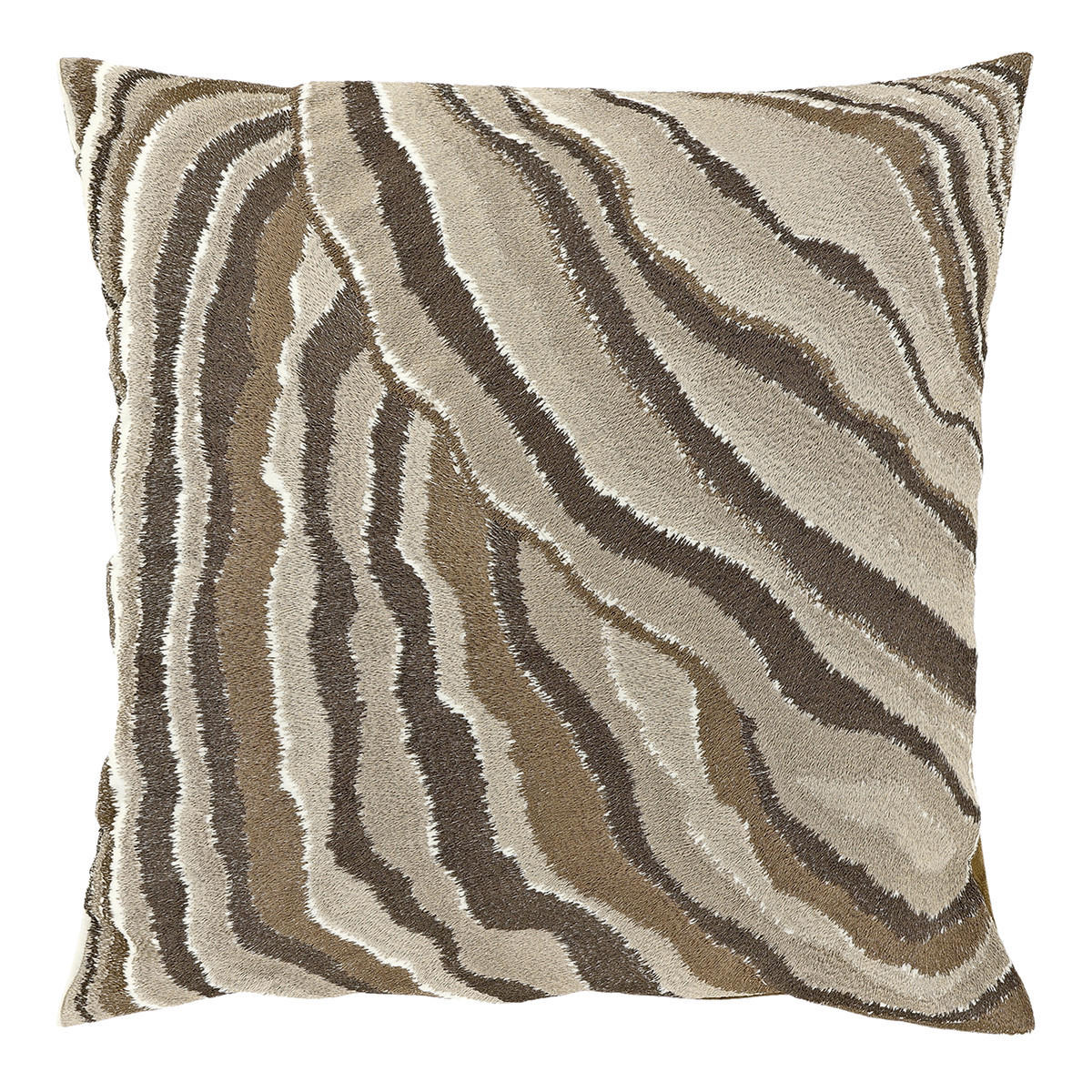DEKOKISSEN Ezra Braun 45/45/8 cm - Braun, Textil (45/45cm) - Unique Living