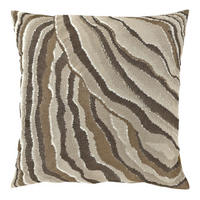 DEKOKISSEN Ezra Braun 45/45/8 cm - Braun, Textil (45/45cm) - Unique Living