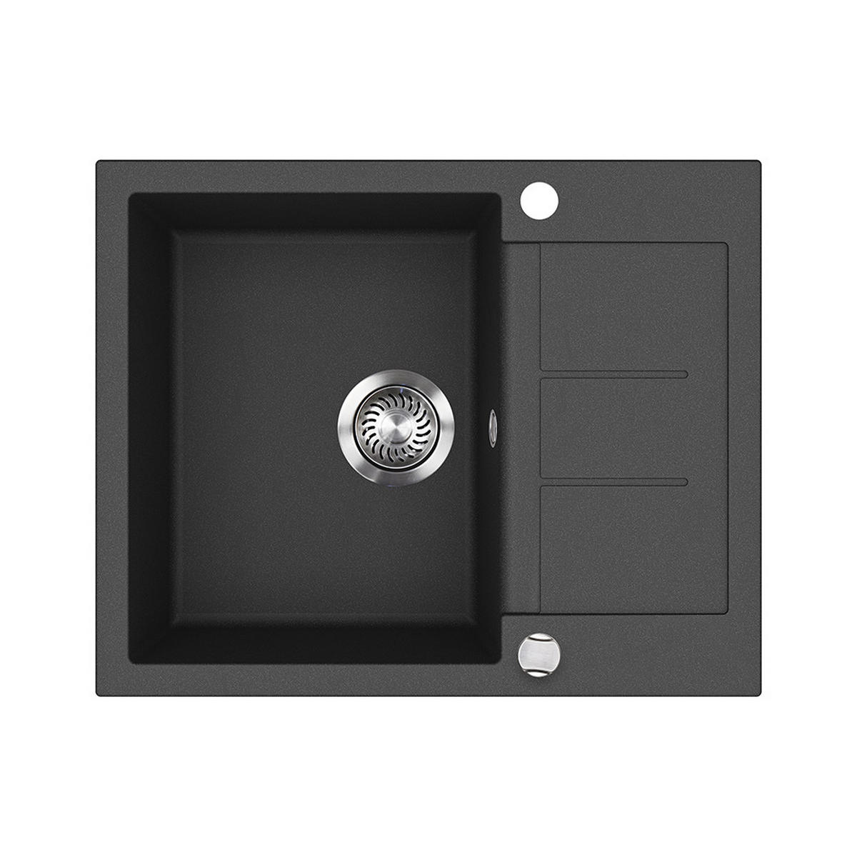 UMYVADLO Rom Černá - černá, keramika (62/20/50cm) - Bergstroem