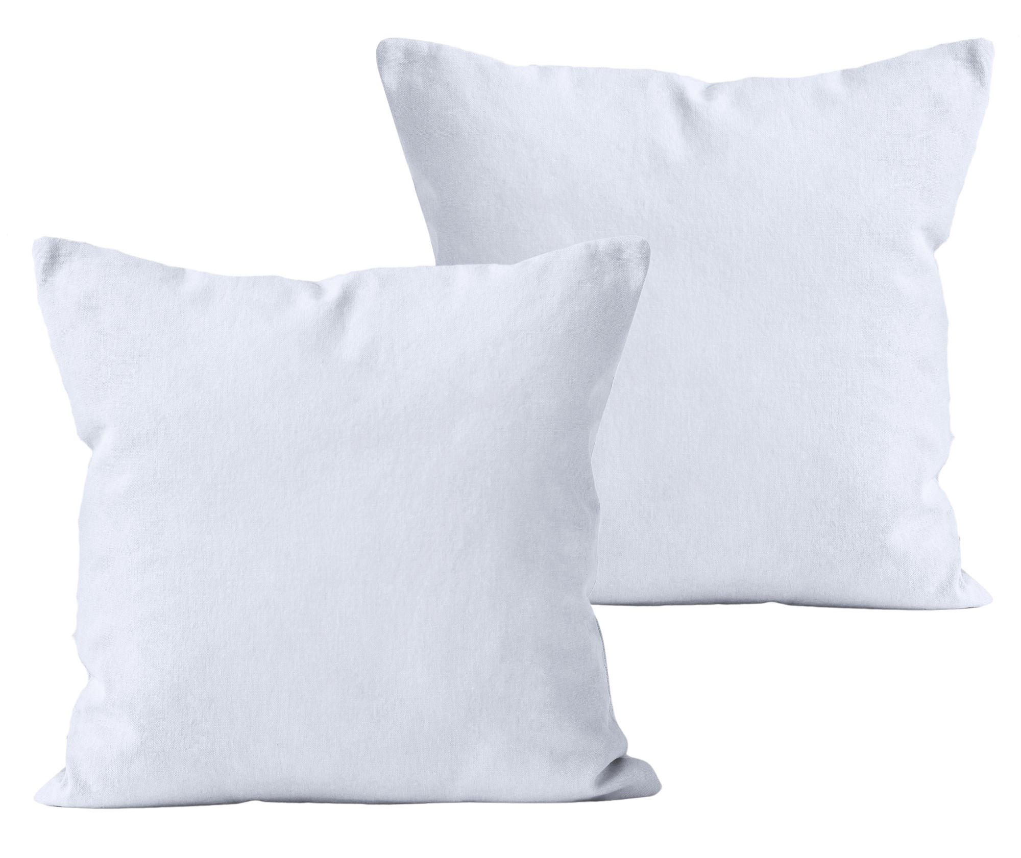 KISSENBEZUG 40x40 cm aus 100% Baumwolle, Kissenhülle Weiß Uni - Weiß, Textil (40/40cm) - Carpe Sonno
