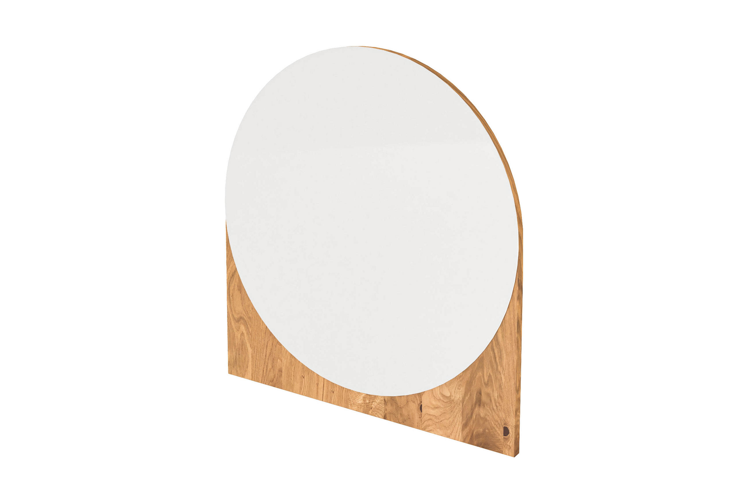 WANDSPIEGEL INA Wildeiche - Wildeiche, Holz (55/62/3cm) - byoak