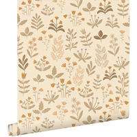 TAPETE Feldblumen 50 x 900 cm - Beige, Papier (50/900cm) - ESTAhome