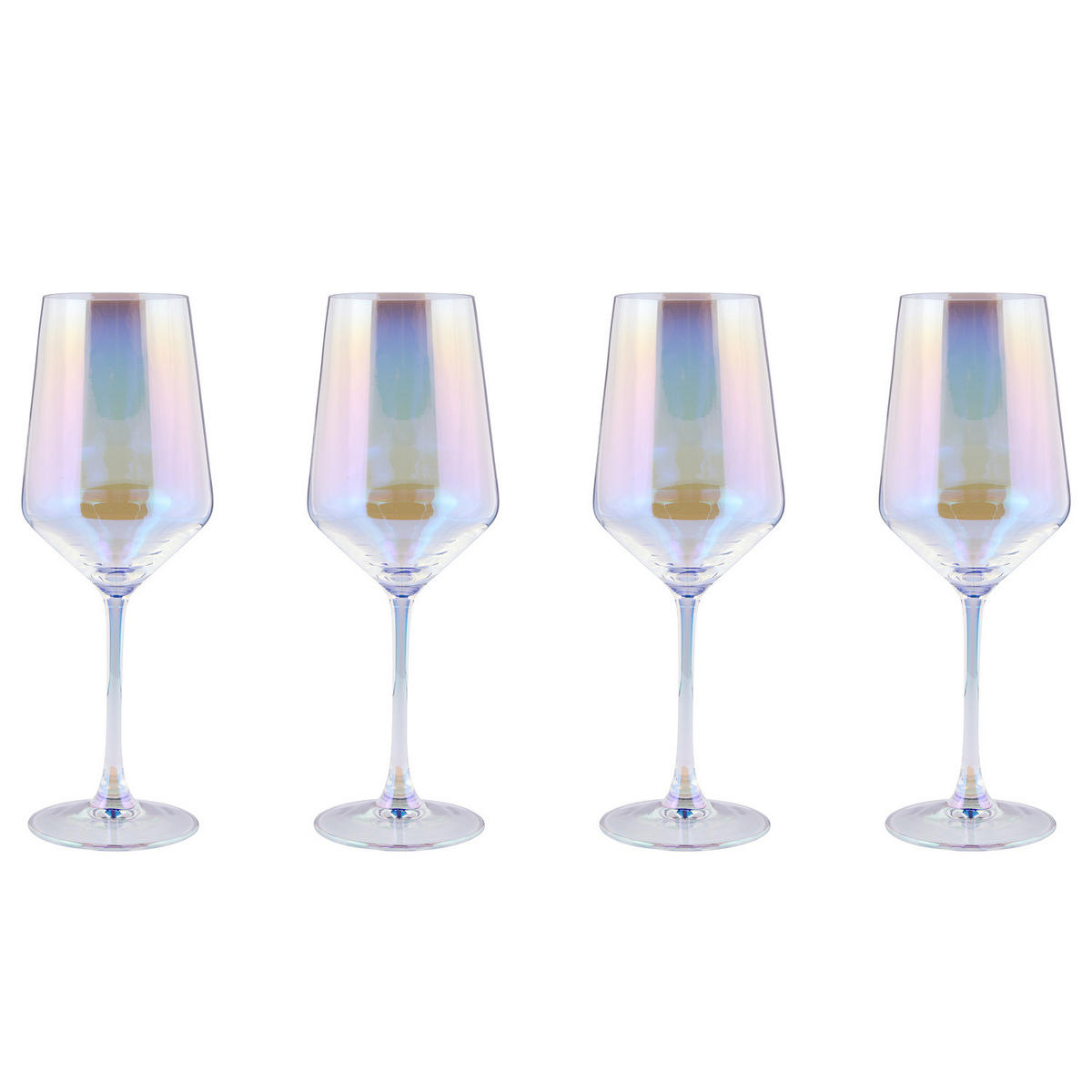 WEISSWEINGLAS (4er-Set) Pearl - Transparent, Glas (0.4L) - Butlers