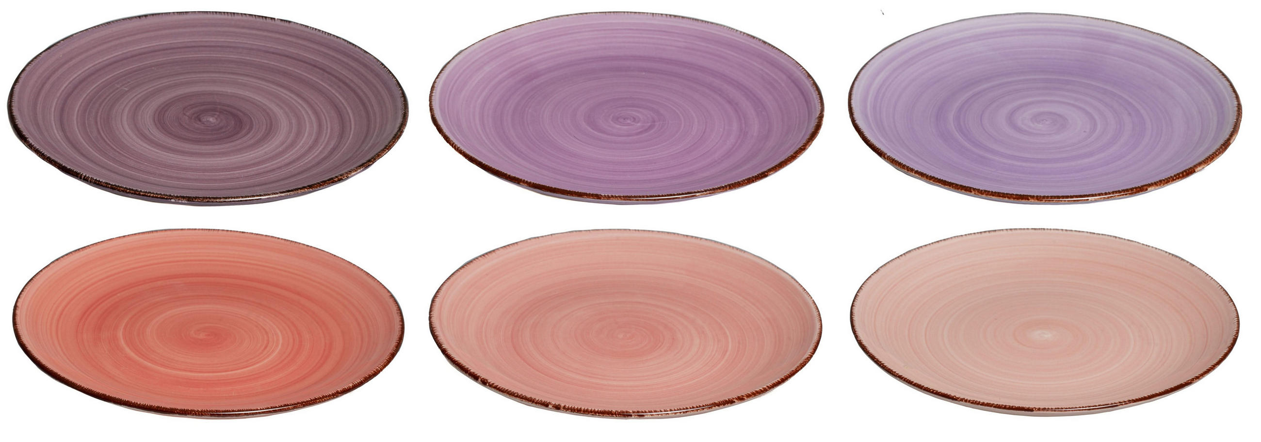 FRÜHSTÜCKTELLER / Dessertteller Mykonos ø 19 cm - 6 Stück - Multicolor, Keramik (2/2/19cm) - Studio Tavola