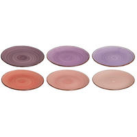 FRÜHSTÜCKTELLER / Dessertteller Mykonos ø 19 cm - 6 Stück - Multicolor, Keramik (2/2/19cm) - Studio Tavola