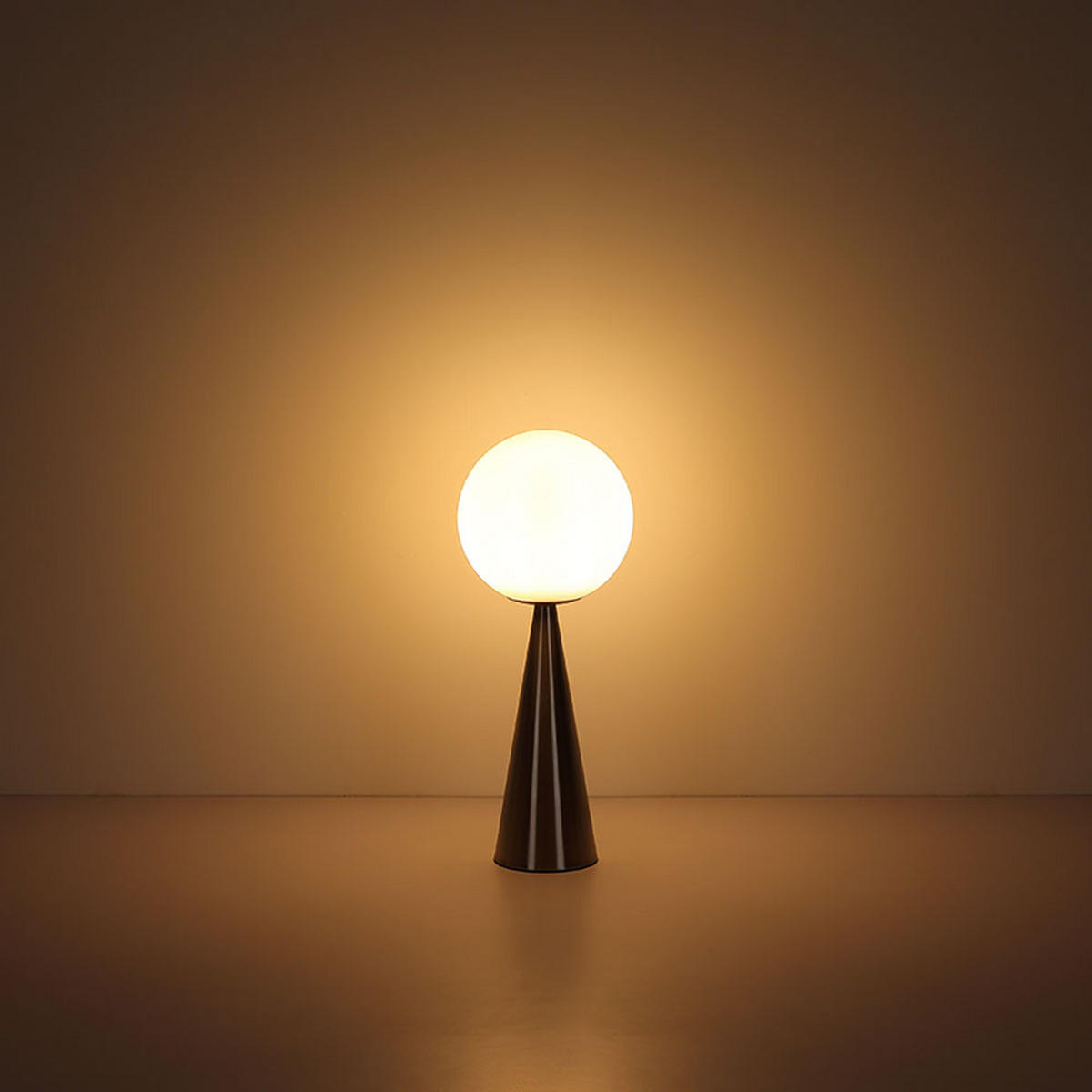 LED TISCHLEUCHTE Metall Silber - Silberfarben, Glas (20/20/49.5cm) - Globo Lighting