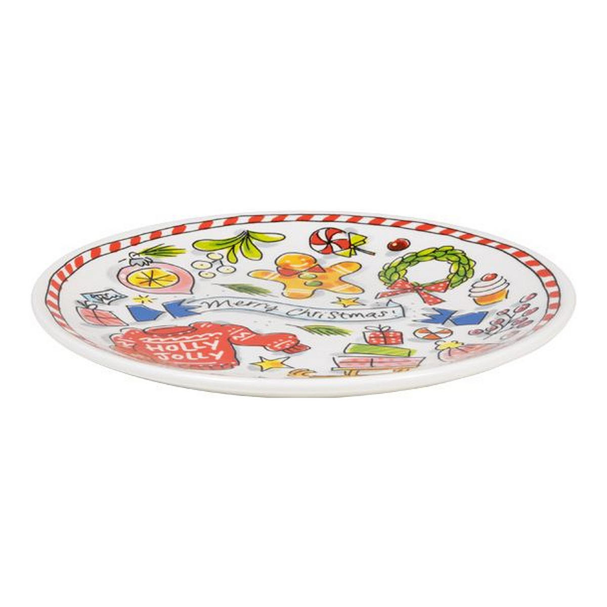 KUCHENTELLER Fröhlich und Lustig in Bunt - 18cm - Multicolor, Keramik (18/18/2cm) - Blond Amsterdam