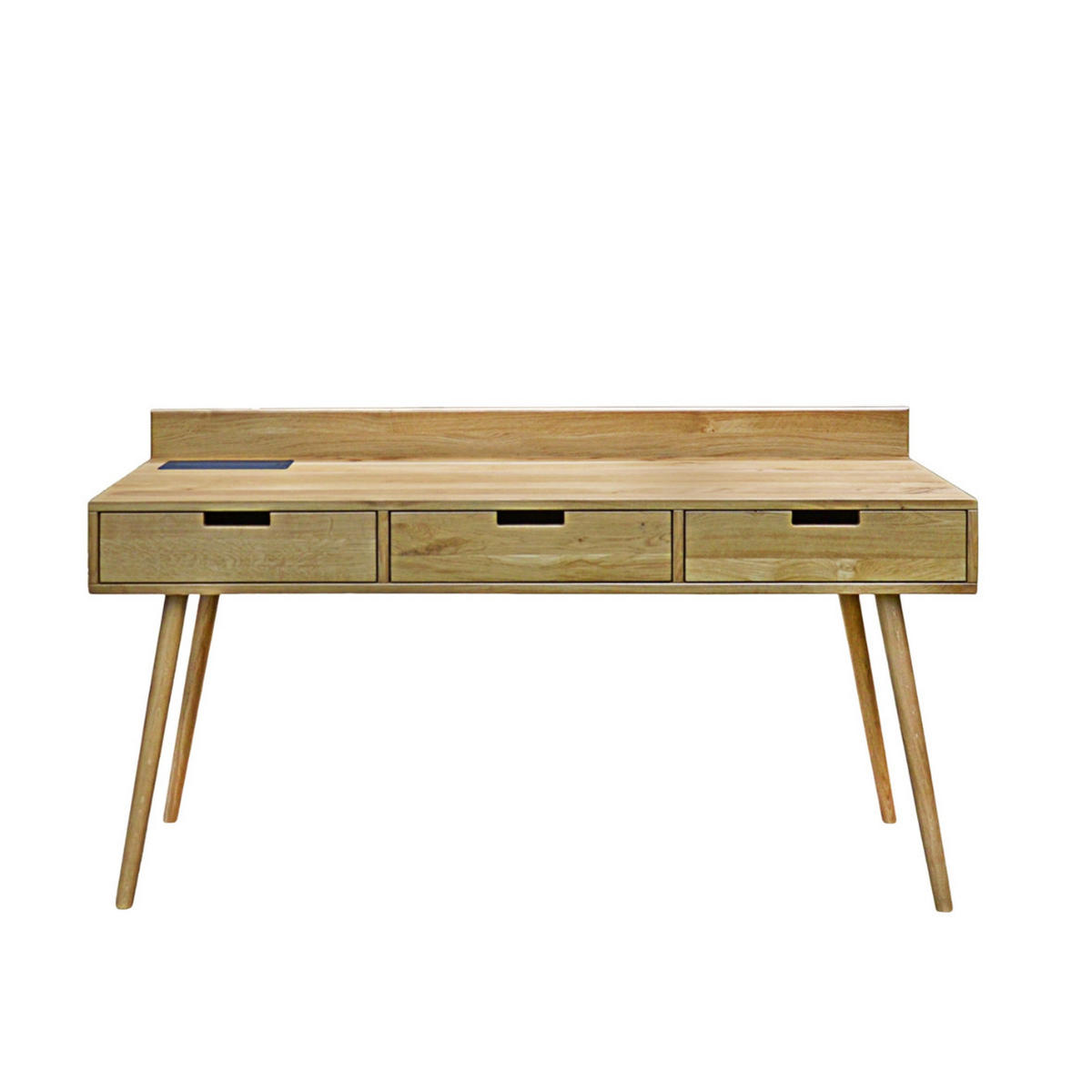 HOLZSCHREIBTISCH mit Schubladen AXEL III - Eichefarben, Holz (60/150/76cm) - Rawood Furniture