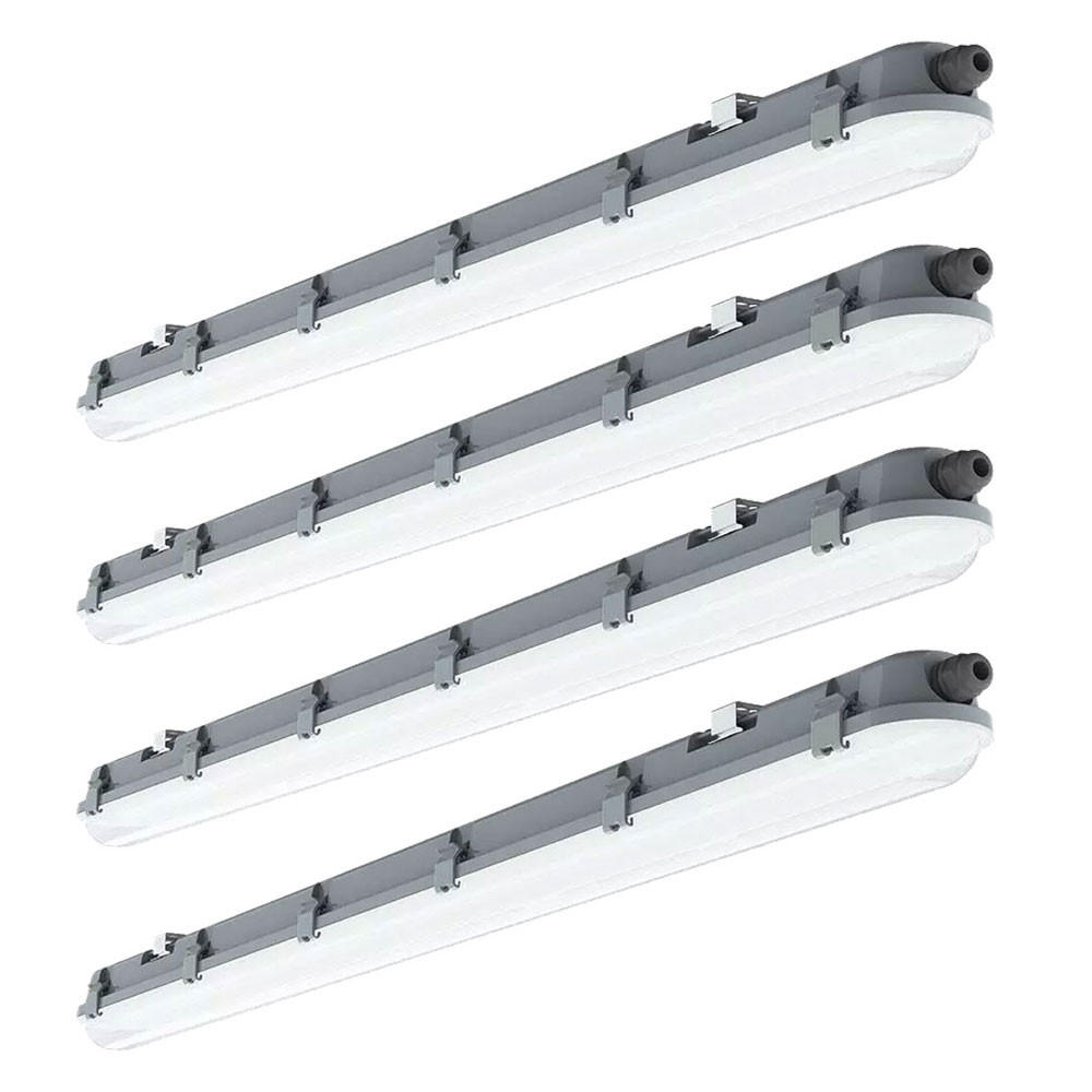 LED DECKENLEUCHTE Grau Kunststoff - Grau, Metall (60/7.8/7.2cm)